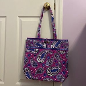 Vera Bradley Purple Tote Bag
